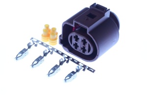 Cablu electric, numar pini: 4, kit reparatie, potrivit AUDI; SEAT; SKODA; VW - Img 1