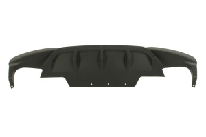 Capac bara spate inferior negru, cu decupaj teava evacuare: dublu potrivit BMW 6 F12, F13 Coupe 11.10-05.17 - Img 1