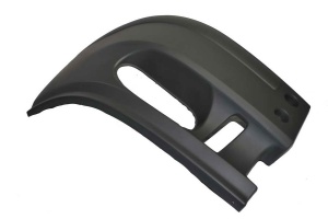 Colt bara protectie Fata Dreapta cu locas lampa ceata, cu gaura lampa ceata, gri