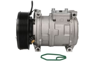 Compresor climatizare (R134a) potrivit JOHN DEERE 100, 110, 200, 210, 250, 300, 300D, 310, 310D, 315D, 320, 330, 350, 430, 400, 410D, 420, 450, 4700, 500, 510, 510D, 520, 530, 575, 5210, 5220 - Img 1