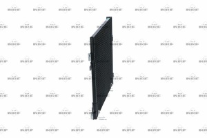 Condensator climatizare (cu uscator) potrivit CITROEN C4 GRAND PICASSO II, C4 PICASSO II, C4 SPACETOURER, GRAND C4 SPACETOURER, JUMPY III, SPACETOURER; OPEL ASTRA L, GRANDLAND / GRANDLAND X 1.2-Electric 02.13- - Img 2