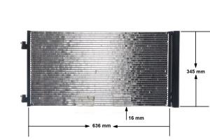 Condensator climatizare (cu uscator) potrivit MINI (F55), (F57), (R56), (R57), (R58), (R59), CLUBMAN (R55), CLUBVAN (R55) 1.4-2.0D 09.06- - Img 2