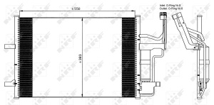 Condensator climatizare potrivit Mazda 5 05> - Mazda 3 03> - Img 3