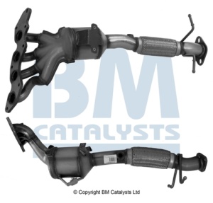 Convertor catalitic EURO 4 potrivit VOLVO C30, S40 II, V50; FORD C-MAX, FOCUS C-MAX, FOCUS II, GALAXY II, MONDEO IV, S-MAX 1.8/1.8ALK/2.0 10.03-06.15 - Img 2
