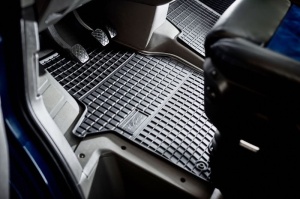 Covoras podea cauciuc FROGUM Rubber, 4 buc BASIC, fata/spate, set, culoare negru, potrivit JAGUAR F-PACE 09.15- - Img 4