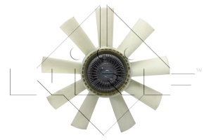 Cupla ventilator radiator (cu ventilator, 560mm, numar lame: 9) potrivit DAF F 1500, F 1700, F 1900 DF615-NT133 07.78-02.95 - Img 1