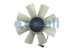 Cupla ventilator radiator (cu ventilator, 680mm, numar lame: 8, numar pini: 5/7) potrivit VOLVO FM, FM12 D11A-370-D13C500 08.98- - Img 1
