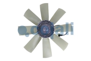 Cupla ventilator radiator (cu ventilator, 748mm, numar lame: 8, numar pini: 5/6) EURO 6 potrivit VOLVO FH II D13A380-G13C420 01.12- - Img 1
