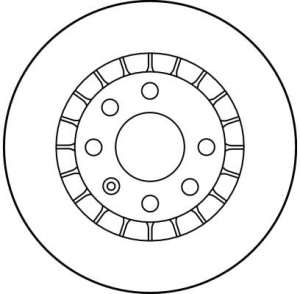 Disc frana Fata Dreapta/Stanga potrivit DAEWOO ARANOS, CIELO, ESPERO, LANOS, NEXIA, NUBIRA, PRINCE; LOTUS ELAN; OPEL ASCONA C, ASTRA F, ASTRA F CLASSIC, ASTRA F/KOMBI 1.4-2.5 09.84- - Img 4