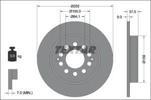 Disc frana Fata Dreapta/Stanga potrivit MG MG ZS 1.0/1.5 10.17- - Img 3