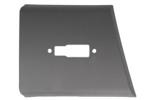 Element dreapta potrivit CITROEN JUMPER 2006-2014 - (fata, gri inchis, model lung; cu orificiu pentru lumina de degajare)