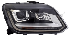 Far dreapta (D8S/LED, electric, cu motor) potrivit VW AMAROK 2H 2010-2022 - Img 3