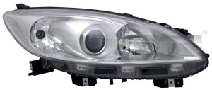 Far Dreapta (H11/HB3, electric, fara motoras, culoare insertie: cromat) potrivit MAZDA 5