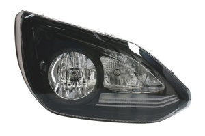 Far dreapta (H15/H7/LED, culoare insert: negru) potrivit SETRA 500 01.12- - Img 1