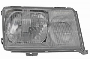 Far Dreapta (H3/H4, pneumatic, culoare insertie: cromat) potrivit MERCEDES 124 (A124), 124 (C124), 124 T-MODEL (S124), 124 (W124), E (A124), E (C124) - Img 1