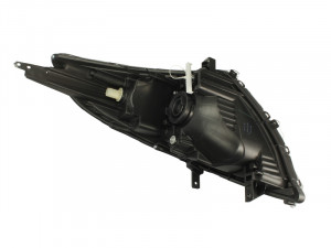 Far Dreapta (H4, electric, fara motoras, culoare insertie: cromat/negru, culoare semnalizator: alb) potrivit SUZUKI SWIFT III, SWIFT IV - Img 2