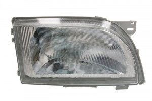 Far Dreapta (H4, electric, fara motoras, culoare insertie: cromat) potrivit FORD TRANSIT, TRANSIT TOURNEO dupa 1991