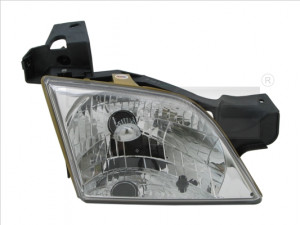 Far Dreapta (H4, electric, fara motoras, culoare insertie: cromat) potrivit OPEL SINTRA - Img 3