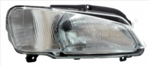 Far Dreapta (H4, electric, mecanic, fara motoras, culoare insertie: cromat) potrivit PEUGEOT 106 II - Img 3