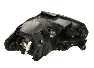 Far Dreapta (H4/W21, electric, fara motoras, culoare insertie: negru) potrivit VW LOAD UP, UP! - Img 2