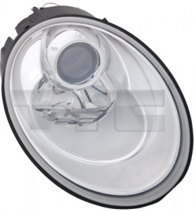 Far Dreapta (H7/H7, electric, cu motor, culoare insertie: cromat) potrivit VW NEW BEETLE - Img 3