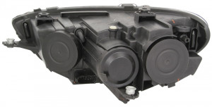 Far Dreapta (H7/H7, electric, cu motor, culoare insertie: negru) potrivit VW SCIROCCO III - Img 2