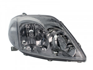 Far Dreapta (H7/HB3, electric, fara motoras, culoare insertie: cromat, culoare semnalizator: alb) potrivit TOYOTA COROLLA -07.07 - Img 1