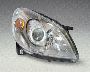 Far Dreapta (halogen, H7/H7/PY21W/W5W, electric, fara motoras, culoare insertie: cromat) potrivit MERCEDES B SPORTS TOURER (W245) - Img 3