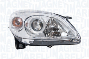 Far Dreapta (halogen, H7/H7/W5W, electric, cu motor, culoare insertie: cromat) potrivit MERCEDES B SPORTS TOURER (W245) - Img 4