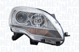 Far Dreapta (halogen, H7/H7/W5W/WY5W, electric, cu motor, bec, culoare insertie: cromat) potrivit MERCEDES R (W251, V251) - Img 4