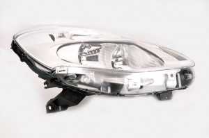 Far Dreapta (halogen, H7/W5W, electric, fara motoras, culoare insertie: cromat, culoare semnalizator: transparent) potrivit RENAULT CLIO III, CLIO III/HATCHBACK -11.12 - Img 2