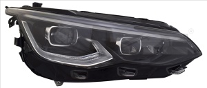 Far dreapta (LED, electric, cu motor, culoare insert: negru) potrivit VW GOLF 8 dupa 2019 - Img 3