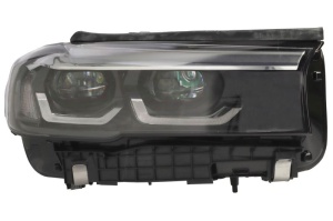 Far Dreapta (LED, electric, cu motor, fara controler LED, culoare insert: intuneric) potrivit BMW 5 G30, G31, G38, F90 2020-2023