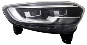 Far dreapta (LED, electric, cu motor, fara modul DRL LED; fara controler LED) potrivit RENAULT KADJAR 2015-2018