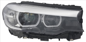 Far dreapta (LED, electric, cu motor, fara modul DRL LED; fara controler LED) potrivit BMW 5 G30, G31, G38, F90 02.17-04.20 - Img 3