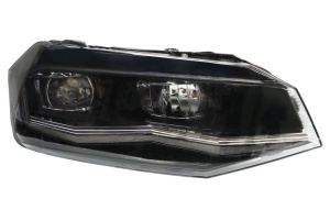 Far dreapta (LED, electric, cu motor) potrivit VW POLO VI AW dupa 2017 - Img 2