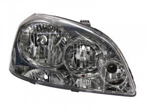 Far dreapta potrivit CHEVROLET LACETTI, NUBIRA DAEWOO LACETTI, NUBIRA, LIMUZINA/COMBI 2003-2009 - (H1/H7, reglaj electric, cu motoras, fundal cromat)