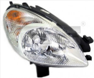 Far dreapta potrivit CITROEN XSARA PICASSO 2000-2004 - (H4, electric, fundal cromat)