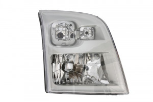 Far dreapta potrivit FORD TRANSIT 2006-2013 - (H4, electric, fundal cromat, fundal transparent)