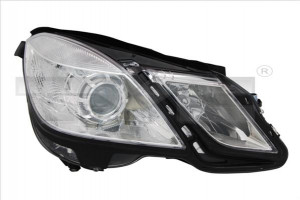 Far dreapta potrivit MERCEDES Clasa E (W212) - (H7, reglaj electric, cu motoras, fundal cromat)