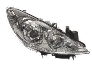 Far dreapta potrivit PEUGEOT 307 2005-2007 - (H1/H7, reglaj electric, cu motoras)