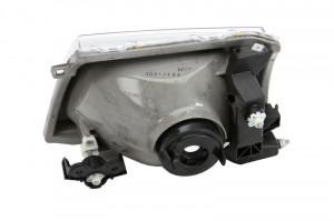 Far dreapta potrivit TOYOTA HILUX 1997-2005 - (H4, manual, fundal cromat) - Img 2