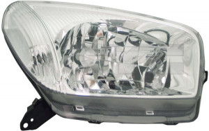 Far dreapta potrivit TOYOTA RAV 4 II - (H4, electric, fundal cromat)