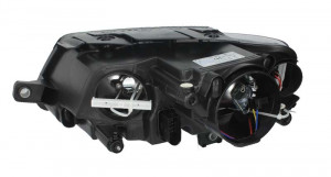 Far dreapta potrivit VW PASSAT 2005-2010 - (H7, reglaj electric, cu motoras, fundal cromat) - Img 2