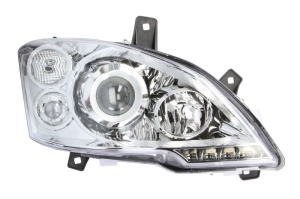 Far fata Dreapta (D1S/H7/LED/PY21W/W5W, electric, manual, cu motor) potrivit MERCEDES VIANO (W639)