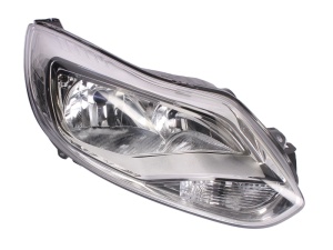 Far fata Dreapta (H1/H7, electric, cu motor, culoare insert: cromat, culoare semnalizator: alb) potrivit FORD FOCUS III; FORD USA FOCUS