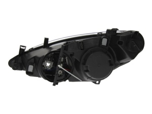 Far fata Dreapta (H1/H7, electric, cu motor, culoare insert: cromat/negru) potrivit PEUGEOT 307, 307/KOMBI - Img 2