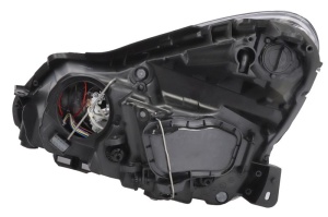 Far fata Dreapta (H1/H7/PY24W/W21, electric, cu motor, culoare insert: negru, culoare semnalizator: alb) potrivit OPEL CORSA D, CORSA D/HATCHBACK - Img 2