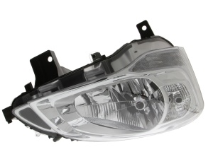 Far fata Dreapta (H4, electric, cu motor, culoare insert: cromat, culoare semnalizator: transparent) potrivit CITROEN BERLINGO, BERLINGO MULTISPACE, BERLINGO/MINIVAN - Img 1