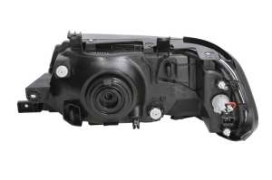 Far fata Dreapta (H4, electric, fara motoras, culoare insert: negru, culoare semnalizator: galben) potrivit MITSUBISHI PAJERO SPORT I -12.07 - Img 2